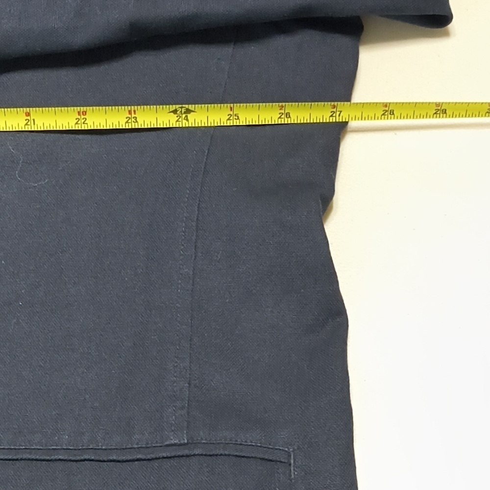 Navy Cotton LL Bean 50T Tall Blazer Jacket - Picture 7 of 10